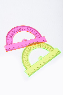 Транспортир, 10см, 180 градусів